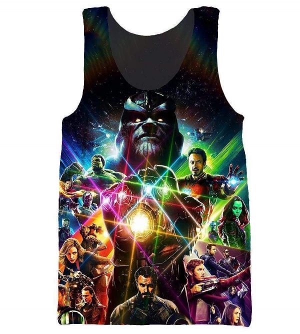 Marvel Heroes Infinity War Hoodies - Pullover Black 3D Hoodie