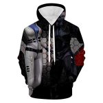 Mass Effect Hoodie - 3D Print Long Sleeve Hooded Jumper