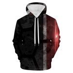 Mass Effect Hoodie - 3D Print Long Sleeve Hooded Jumper