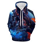 Mass Effect Hoodie - 3D Print Long Sleeve Hooded Jumper