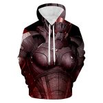 Mass Effect Hoodie - 3D Print Long Sleeve Hooded Jumper