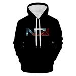 Mass Effect Hoodie - N7 3D Print Hooded Pullover Sweatshirt