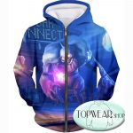 Mass Effect Hoodie - N7 3D Print Hooded Pullover Sweatshirt Black