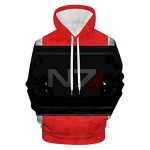 Mass Effect Hoodie - N7 3D Print Long Sleeve Hooded Jumper