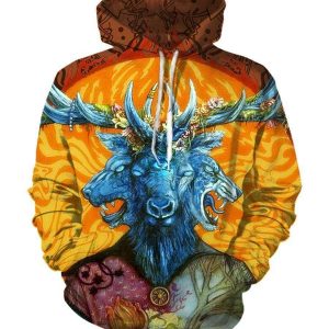 Mastodon Hoodies - Pullover Yellow Hoodie