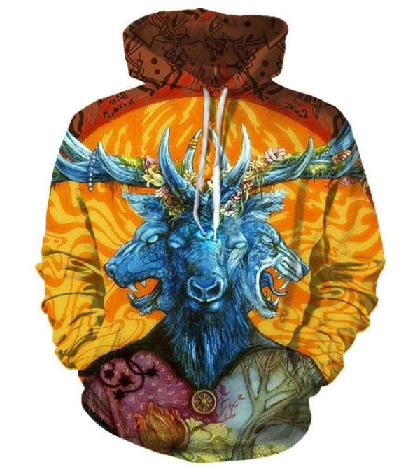 Mastodon Hoodies - Pullover Yellow Hoodie