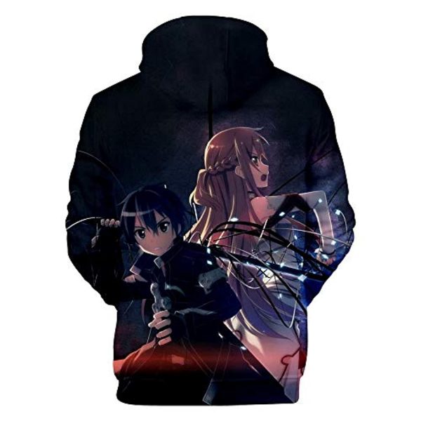 Men's Sweatshirt Hoodie 3D Sword Art Online Sportswear
