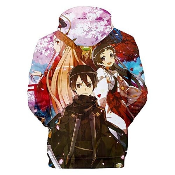 Men's Sweatshirt Hoodie 3D Sword Art Online Sportswear