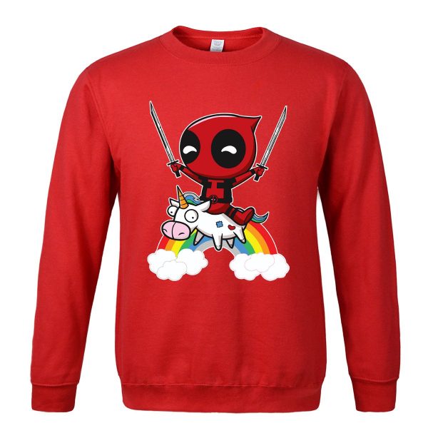 Men's Sweatshirts - Men's Sweatshirt Series Deadpool Icon Fleece Sweatshirt