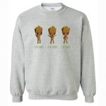 Men's Sweatshirts - Men's Sweatshirt Series I AM GROOT Icon Fleece Sweatshirt