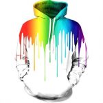 Mens/Womens Dripping Paint Hoodie