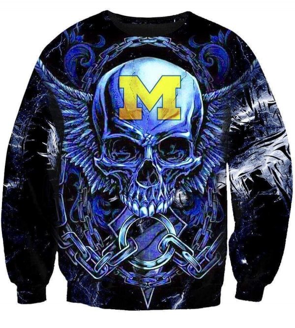 Michigan Wolverines Hoodies - Pullover Black Hoodie