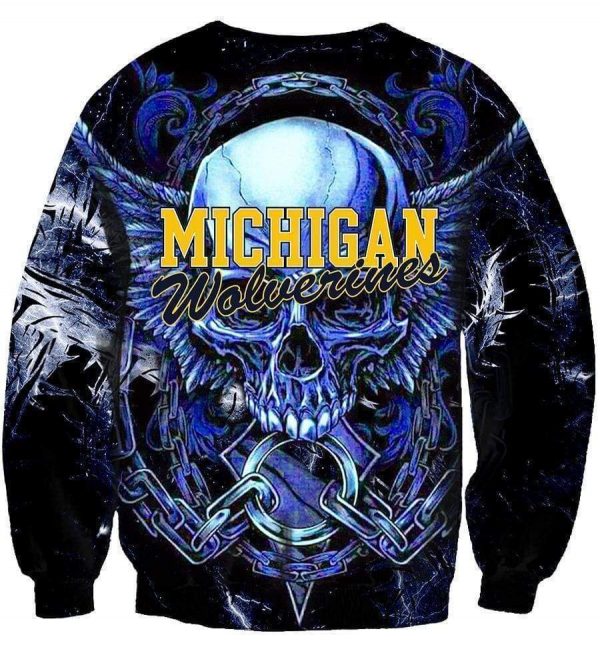 Michigan Wolverines Hoodies - Pullover Black Hoodie