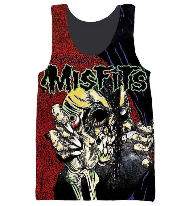 Misfits Hoodies - Pullover Red Hoodie