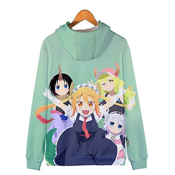 Miss Kobayashi's Dragon Maid Hoodie - 3D Casual Zipper Jacket