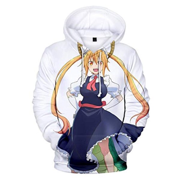 Miss Kobayashi's Dragon Maid Hoodie - Tohru 3D Print Fashion Hooded Pullover