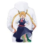 Miss Kobayashi's Dragon Maid Hoodie - Tohru 3D Print Fashion Hooded Pullover