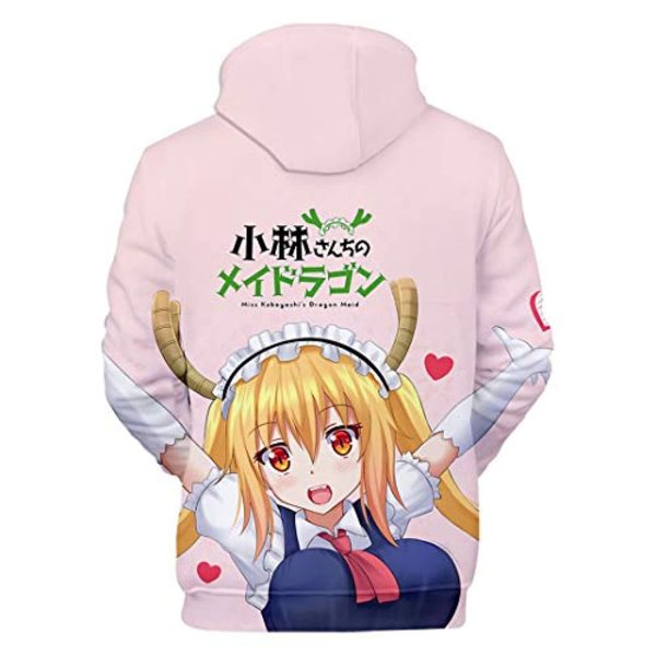 Miss Kobayashi's Dragon Maid Hoodie - Tohru 3D Print Fashion Hooded Pullover
