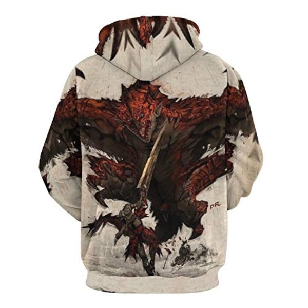 Monster Hunter World Hoodies - 3D Print Casual Pullover