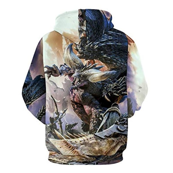Monster Hunter World Hoodies - 3D Print Casual Pullover