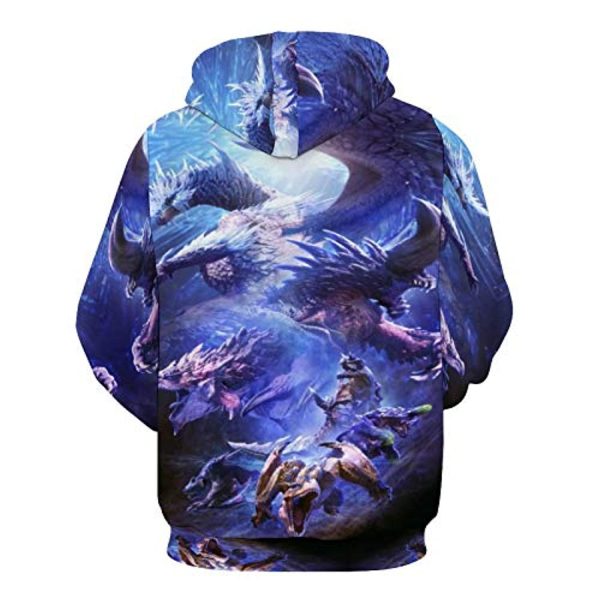 Monster Hunter World Hoodies - 3D Print Casual Pullover