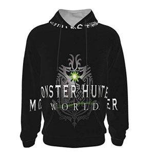 Monster Hunter World Hoodies -  3D Print Pullover Hooded Sweatshirt For Teens