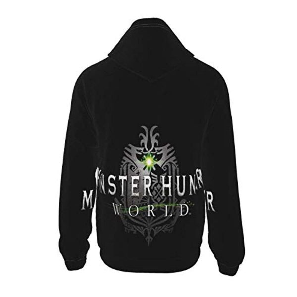 Monster Hunter World Hoodies -  3D Print Pullover Hooded Sweatshirt For Teens