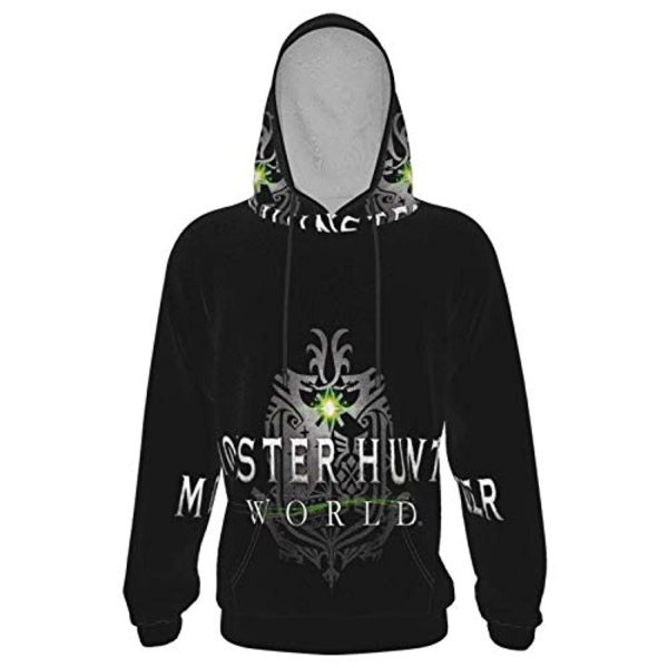 Monster Hunter World Hoodies -  3D Print Pullover Hooded Sweatshirt For Teens