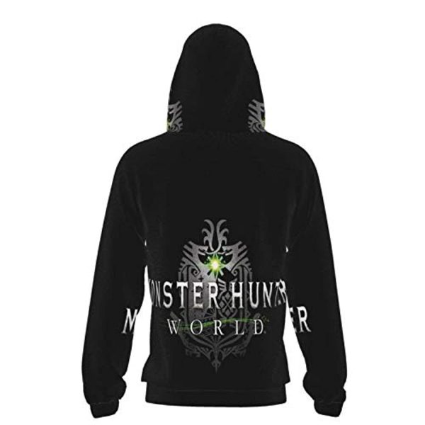 Monster Hunter World Hoodies -  3D Print Pullover Hooded Sweatshirt For Teens