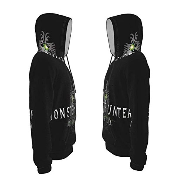 Monster Hunter World Hoodies -  3D Print Pullover Hooded Sweatshirt For Teens