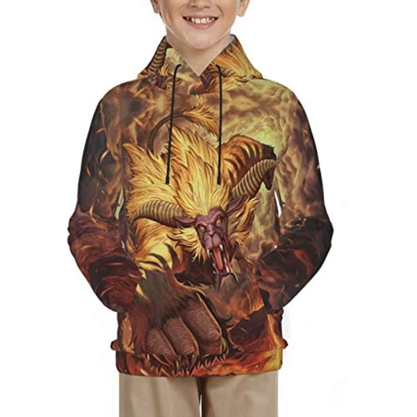 Monster Hunter World Hoodies -  3D Print Pullover Hooded Sweatshirt For Teens