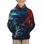 Monster Hunter World Hoodies -  3D Print Pullover Hooded Sweatshirt For Teens