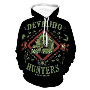 Monster Hunter World Hoodies - Deviliho 3D Print Casual Pullover