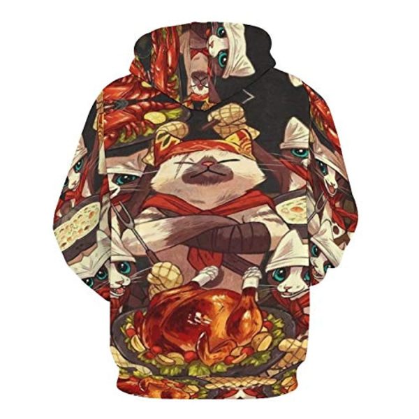 Monster Hunter World Hoodies - Felyne 3D Print Casual Pullover