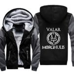 MORGHULIS Jackets - Solid Color MORGHULIS Series VALAR Game of Thrones Fleece Jacket