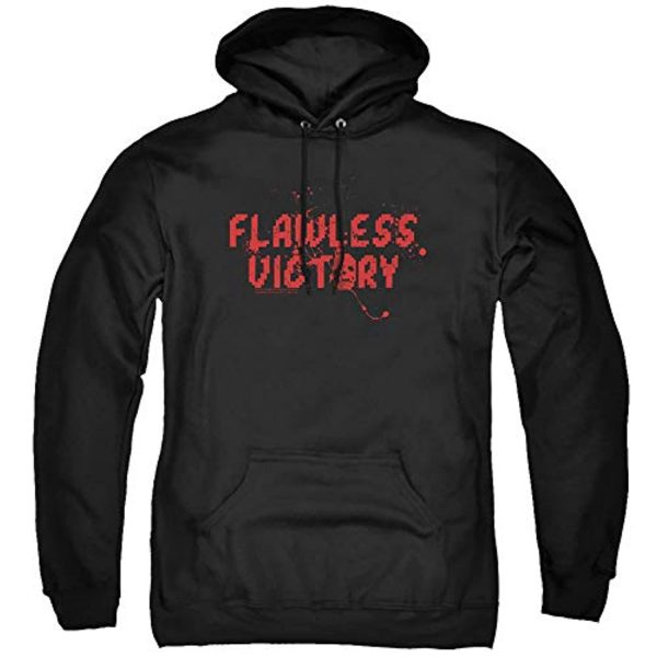 Mortal Kombat Hoodie - Flawless Victory 3D Print Black Pullover Drawstring Hoodie