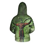 Mortal Kombat Hoodie - Green Unisex 3D Full Print Pullover Drawstring Hoodie