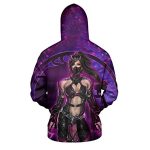 Mortal Kombat Hoodie - Mileena Purple Unisex 3D Full Print Funny Pullover Hoodie