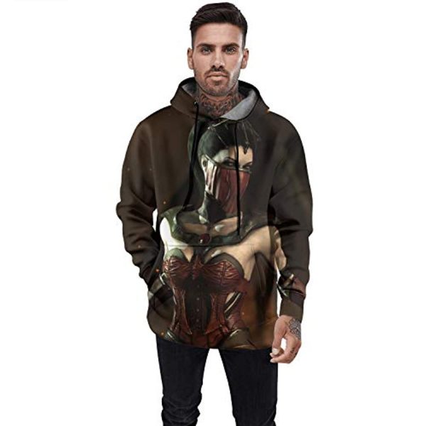 Mortal Kombat Hoodie - Mileena Red Unisex 3D Full Print Funny Pullover Hoodie