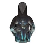 Mortal Kombat Hoodie - Sub-Zero Scorpion Unisex 3D Print Pullover Drawstring Hoodie