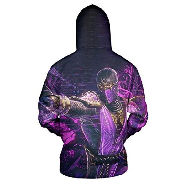 Mortal Kombat Hoodie - Unisex 3D Print Pullover Drawstring Hoodie