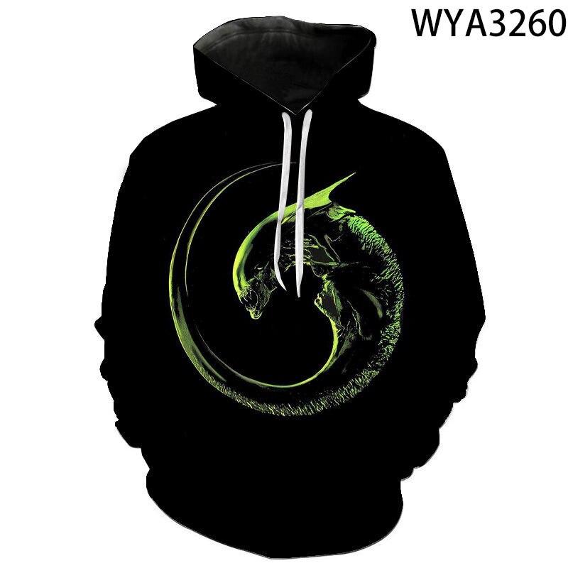 Movie Alien 3D Printed Hoodies - Men Women Streetwear Sweatshirts