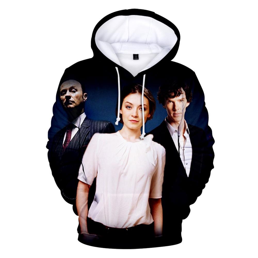 Movie Enola Holmes Printed Hoodies Pullovers