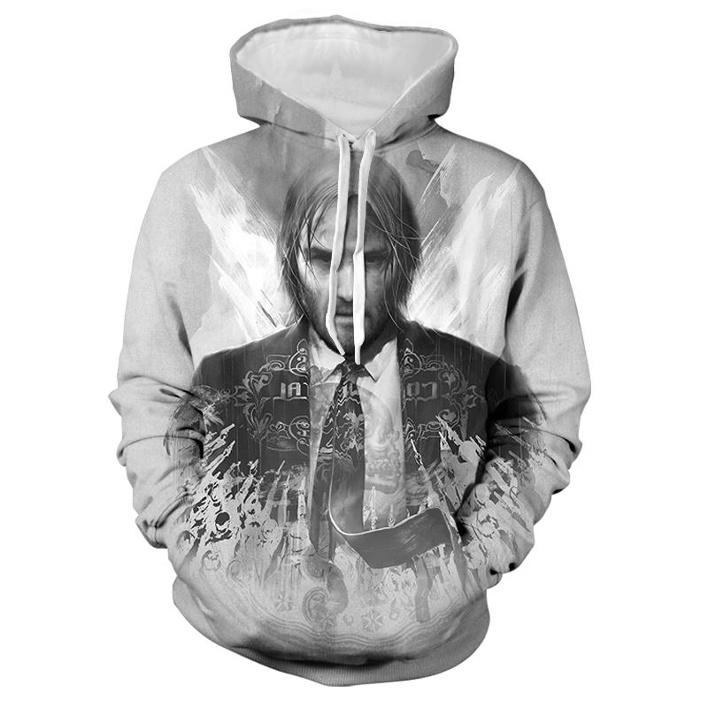 Movie Fashion 3D Printed John Wick Hoodie Streetwear