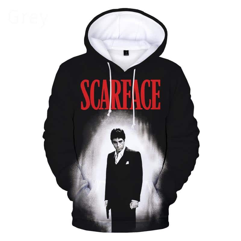 Movie Scarface Tony Montana Hoodies - 3D Printed Sweatshirts