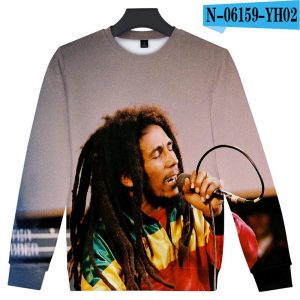 Music Hip Hop 3D Printed Bob Marley Sweatshirts Pullovers
