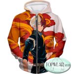 My Hero Academia Hoodies - Most Favourite Hero Half Cold Half Hot Shoto Pullover Hoodie