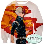 My Hero Academia Hoodies - Most Favourite Hero Half Cold Half Hot Shoto Pullover Hoodie