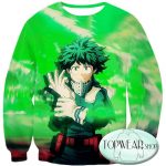 My Hero Academia Hoodies - One for All Izuki Midoriya Zip Up Hoodie