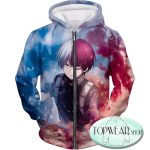 My Hero Academia Hoodies - Super Skilled Half Cold Half Hot Hero Shoto Ultimate Pullover Hoodie